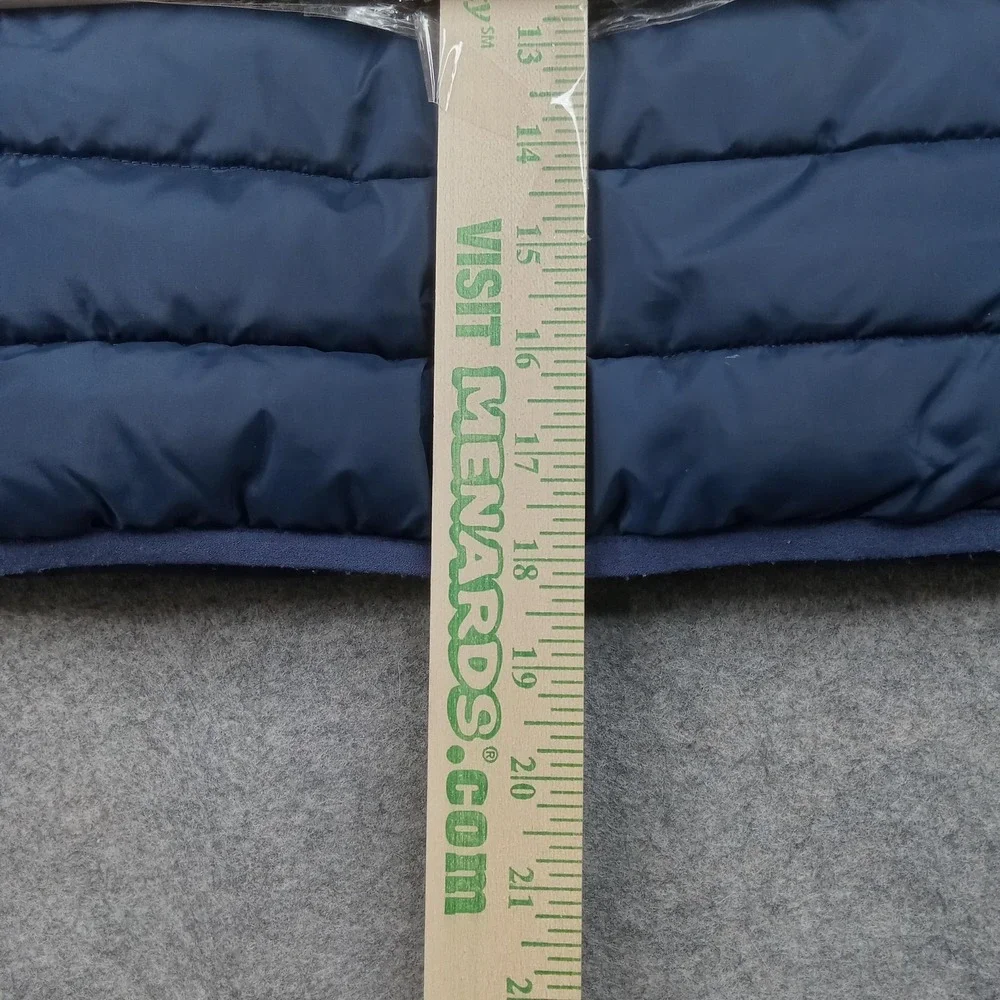 Nike Jacket Kids 5-6 Blue‎ Puffer Insulated Full Zip Quilted Swoosh Logo Warm